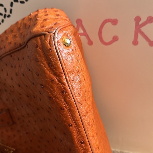 Prada vintage ostrich leather tote bag - Picture 7 of 16